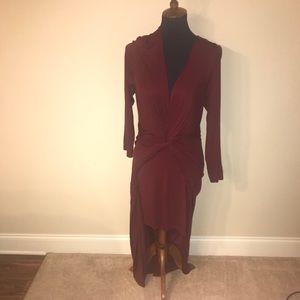 Sexy Burgundy Dress